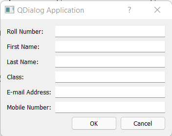PyQt library in Python