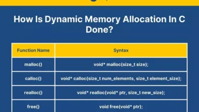 Dynamic Memory Allocation in C