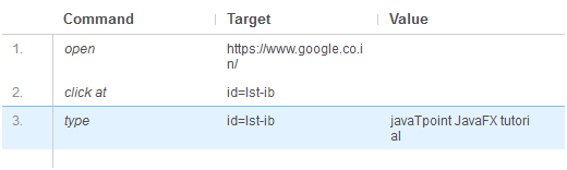 IDE-Creating Test Cases Manually