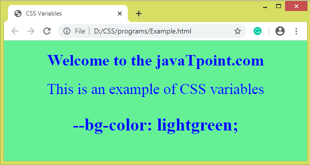 CSS Variables