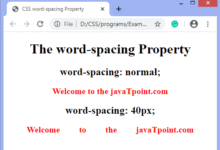 CSS word-spacing