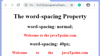 CSS word-spacing