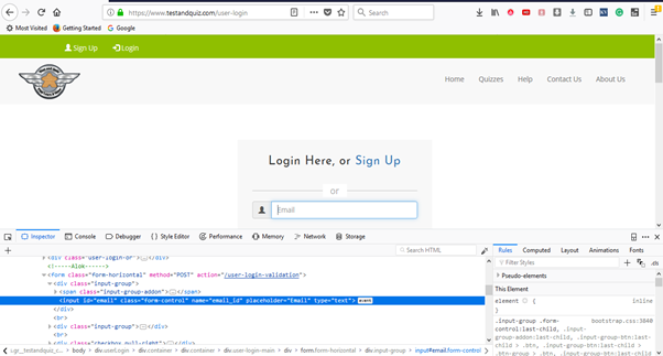 Selenium CSS Selector - ID