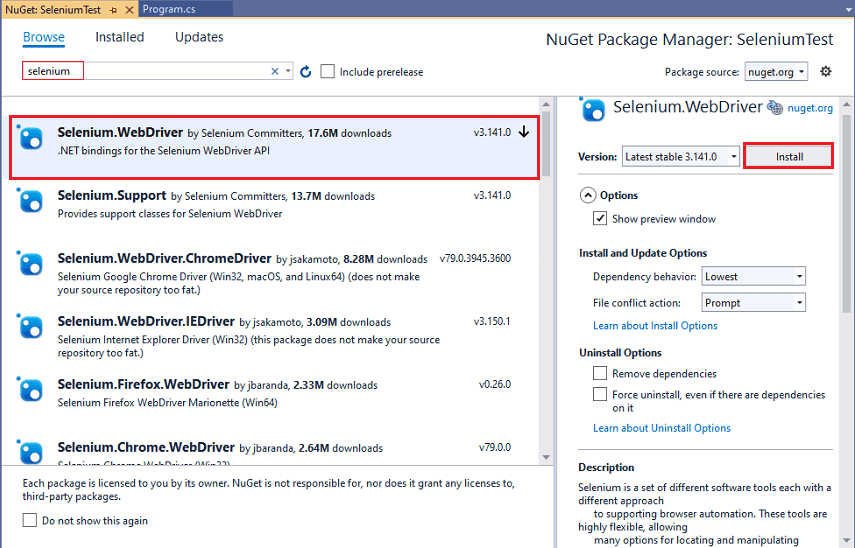 Selenium with C# Tutorial