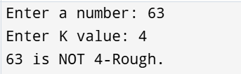 K-Rough Number in C++