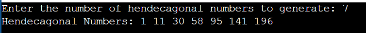 Hendecagonal Number in C++